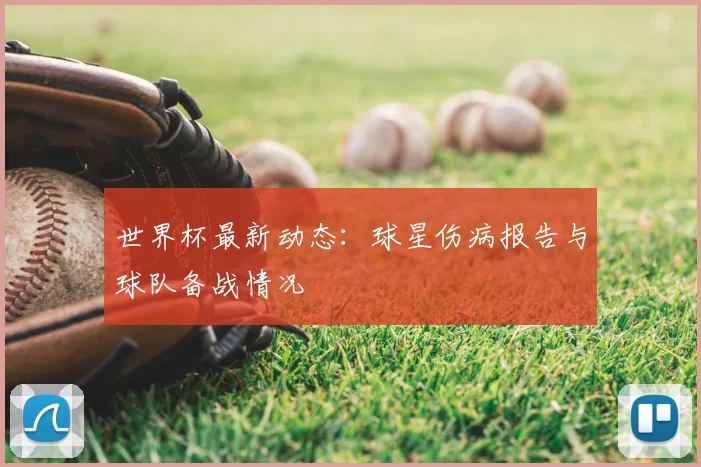 世界杯最新动态：球星伤病报告与球队备战情况